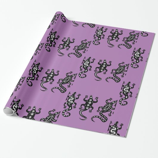 Drei Lizards Thunder_Cove Südwest Style Geschenkpapier (Ungerollt)