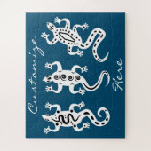 Drei Lizards Thunder_Cove Südwest Style Puzzle (Vertikal)