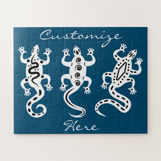 Drei Lizards Thunder_Cove Südwest Style Puzzle (Horizontal)