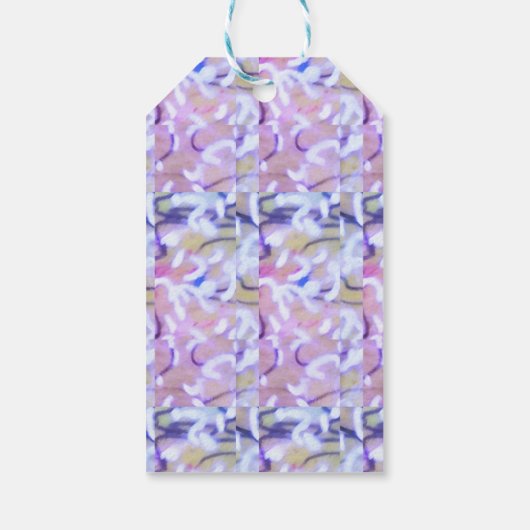 Drei Lollipop-Blume "Danke" Geschenkanhänger (Rückseite)