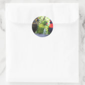 Drei Lorikeets Runder Aufkleber (Tasche)