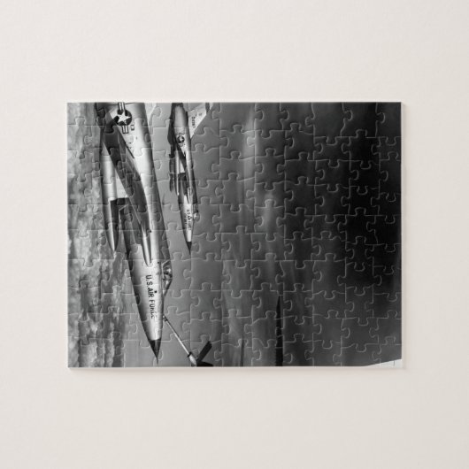 Drei Luftwaffe F-105 Thunderchief steuert Puzzle (Horizontal)