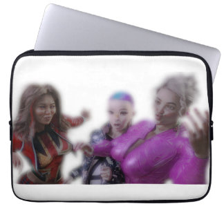 Drei lustige Damen Laptopschutzhülle
