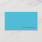 Drei lustige Funny Funny Business Card Visitenkarte (Rückseite)