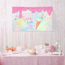 Drei lustige Punkte Banner