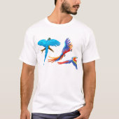 Drei Macaws-T - Shirt (Vorderseite)