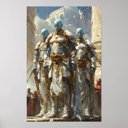 Drei mächtige Anunnaki Gods Poster (Vorne)