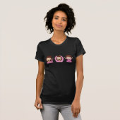 Drei Mädchen Emoji T-Shirt (Vorne ganz)