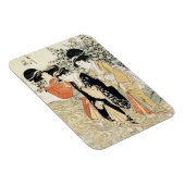 Drei Mädchen paddeln in einem Fluss, aus der "Mode Magnet (Rechte Seite)