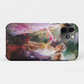 Drei Mädchen spielen im Garten Case-Mate iPhone Hülle (Rückseite (Horizontal))