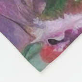 Drei Mädchen spielen im Garten Fleecedecke (Ecke)