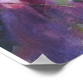 Drei Mädchen spielen im Garten Poster (Ecke)