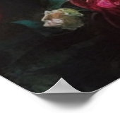 Drei Mädchen spielen im Garten Poster (Ecke)