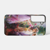 Drei Mädchen spielen im Garten Samsung Galaxy Hülle (Rückseite (Horizontal))