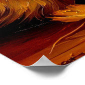 Drei Maine-Coon-Gefährten Portrait Poster (Ecke)