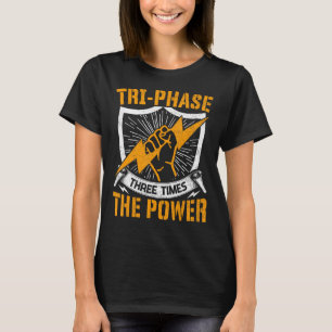 Drei-mal-Power-Phase für den Wissenstransfer T-Shirt