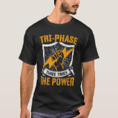Drei-mal-Power-Phase für den Wissenstransfer T-Shirt (Vorderseite)