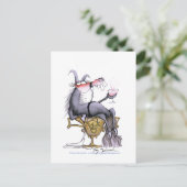 Drei Male! Postkarte (Stehend Vorderseite)