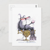 Drei Male! Postkarte (Vorne/Hinten)