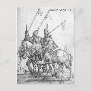drei Mamelukes mit Lanzen Postkarte