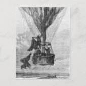 Drei Männer in einer Gondel Postkarte (Vorderseite)