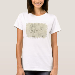 Drei Männer und ein Frauentrinken (Stift u. Tinte T-Shirt