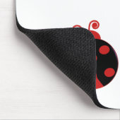 Drei Marienkäfer Mousepad (Ecke)