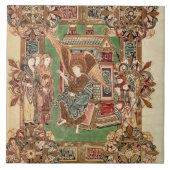 Drei Maries am Sepulchre, vom Benedictio Fliese (Vorderseite)