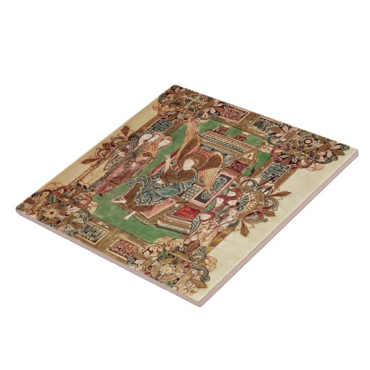 Drei Maries am Sepulchre, vom Benedictio Fliese (Seite)