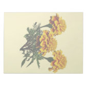 Drei Marigolds Notizblock (Vorderseite)