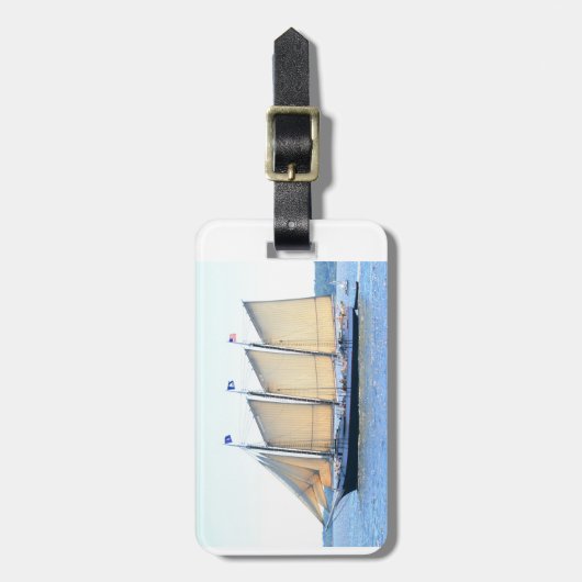 Drei-Mastschoner-Anhänger Gepäckanhänger (Vorderseite vertikal)