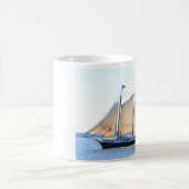 Drei-Mastschoner segeln Kaffeetasse (Mittel)