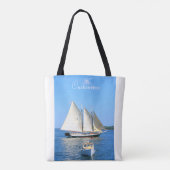 Drei-Mastschoner-Segler Tasche (Rückseite)