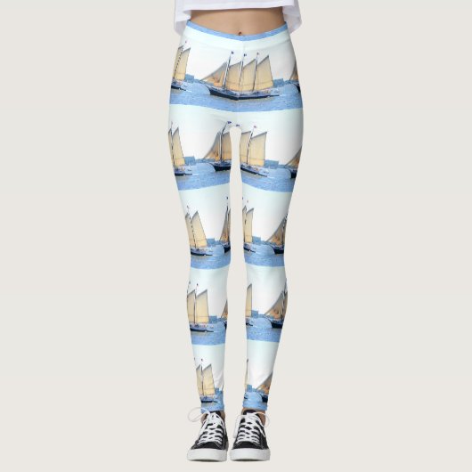 Drei-Mastschwärmer-Segler Leggings (Vorderseite)