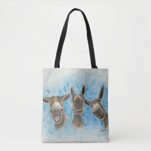 Drei Maulkorbbeutel Tasche