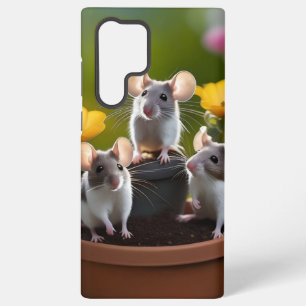 Drei Mäuse in Blumentöpfen, Samsung Galaxy Hülle