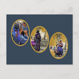 Drei Maya-Frauen Postkarte