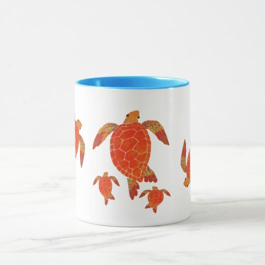 Drei-Meer-Schildkröten Tasse (Zentrum)