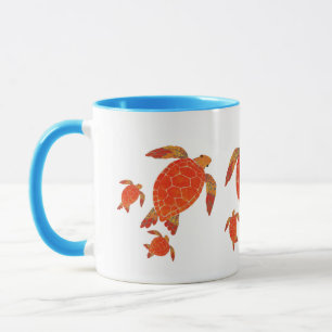 Drei-Meer-Schildkröten Tasse