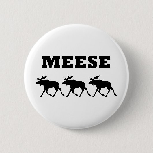 Drei Meese lustig Button (Vorderseite)