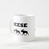 Drei Meese lustig Kaffeetasse (Vorderseite Links)