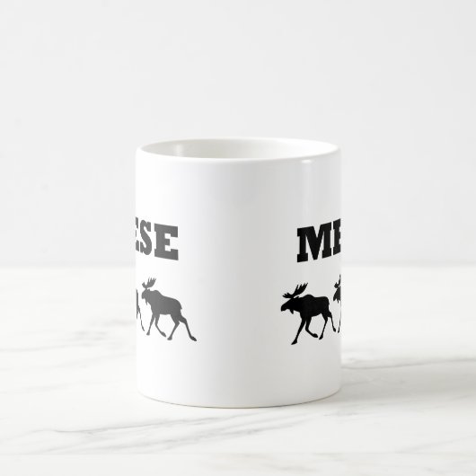 Drei Meese lustig Kaffeetasse (Mittel)