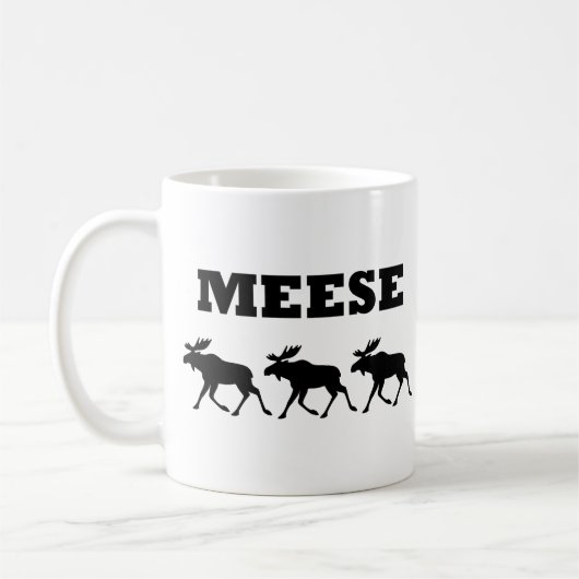 Drei Meese lustig Kaffeetasse (Links)