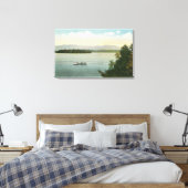 Drei-Meilen-Insel-Blick auf die Ossipee-Berge Leinwanddruck (Insitu (Schlafzimmer))