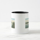 Drei-Meilen-Insel-Blick auf die Ossipee-Berge Tasse (Zentrum)