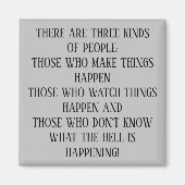 DREI MENSCHEN MAGNET (Vorne)