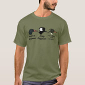 Drei Merganser - Entenjagd Mato Patos T-Shirt (Vorderseite)