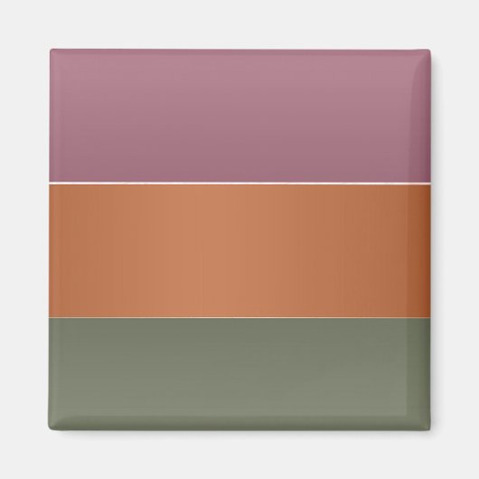 Drei metallische fertige Farbstreifen - Text hinzu Magnet (Vorne)