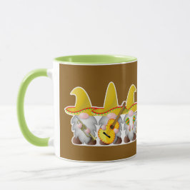 Drei mexikanische Mariachi Gnomes Tasse