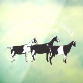 Drei Milchziegen Fensteraufkleber (Blatt 3)